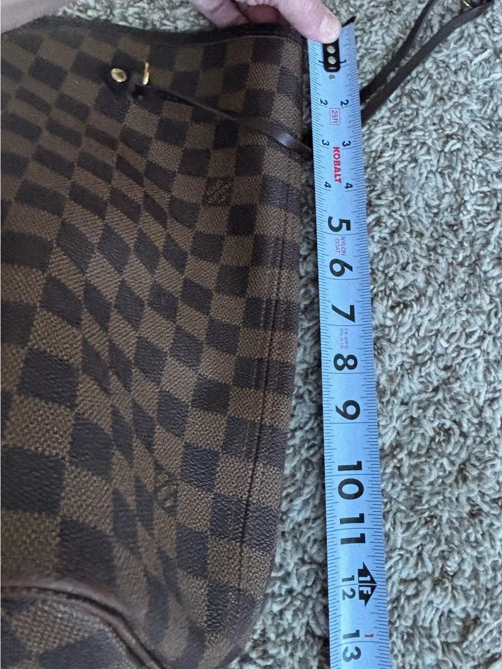 Louis Vuitton LV large neverfull  Damier Ebene mint condotion